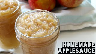 How To Make Applesauce  Easy Homemade Applesauce Recipe [upl. by Notsej662]