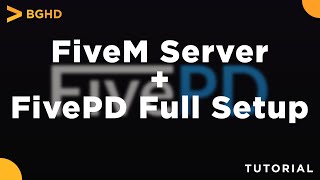 FiveM Server  FivePD  Full SetupInstall Tutorial [upl. by Karrie]