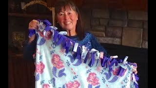 Fleece Blanket Tutorial [upl. by Rhoads]