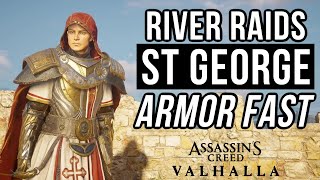 CORRECT Saint George’s Armor Locations All River Raids Maps Gear Clues  Assassin’s Creed Valhalla [upl. by Linehan]