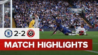 Sheffield United Vs Chelsea  HIGHLIGHTS  Blades net late equaliser [upl. by Ahsimit]