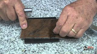 Hand Spot Setting Tool Leather Tutorial [upl. by Onimixam]