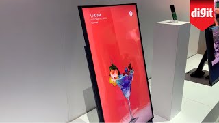 Heres A TV You Can Flip Sideways For Vertical Video Content Samsung Sero TV From CES 2020 [upl. by Sung710]