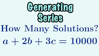 Generating Series  Explicit Formula [upl. by Laris322]