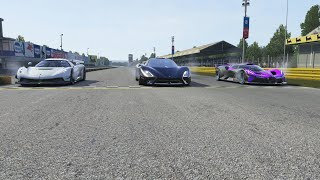 SSC Tuatara vs Bugatti Bolide vs Koenigsegg Jesko at Monza Full Course [upl. by Adrea]