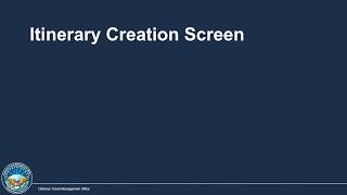 Creating an Itinerary in DTS [upl. by Acir146]