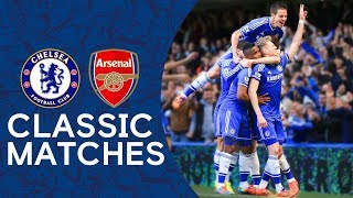 Chelsea 60 Arsenal  Record Win In Wengers 1000th Game  Premier League Classic Highlights [upl. by Mauceri]