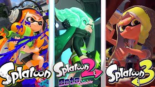 Splattack 同時再生 Splatoon 123 Mashup [upl. by Annenn572]