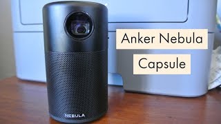 Anker Nebula Capsule Pocket Projector  How Does it Work [upl. by Plath925]