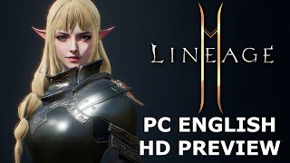 Lineage 2M English PC Gameplay Preview Max Graphics 1440p HD [upl. by Notnert]