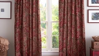 How to Hang Curtains  Pottery Barn [upl. by Ellitnahc]