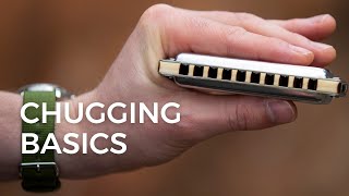 Chugging Basics Beginner Blues Harmonica Lesson C Harmonica  Free Tab [upl. by Saberhagen]