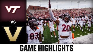 Virginia Tech vs Vanderbilt Game Highlights  2024 ACC Football [upl. by Raseta604]