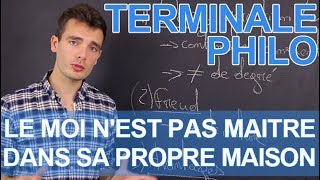 « Le moi nest pas maître dans sa propre maison » Freud  Philosophie  Les Bons Profs [upl. by Nnaeilsel]