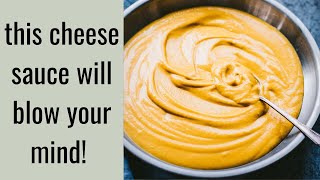 NUTFREE VEGAN CHEESE SAUCE  1 sauce 3 recipes [upl. by Body799]