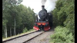 Steam locomotives Ånglok SJ E2 1122 tillverkat 1912 JÅÅJ Åmål 2008 Toreolsson [upl. by Neltiac376]