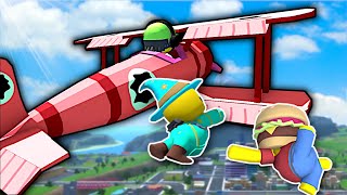 DANGEROUS RAGDOLL STUNTS  Wobbly Life Multiplayer Gameplay [upl. by Charlie]