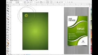 how to make awesome flyer template using coreldraw [upl. by Rubetta86]