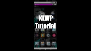 KLWP UI Theme Install Tutorial  Full Version [upl. by Annyrb]