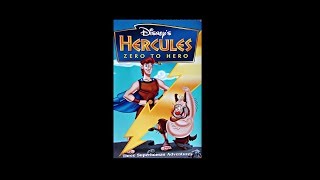 Digitized opening to Hercules Zero To Hero Canadian VHS [upl. by Starkey]