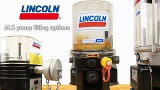 Lincoln Industrial ALS pump filling options [upl. by Leakcim832]