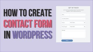 How to Create a Contact Form in WordPress  Using WPForms  EASY [upl. by Ahras]