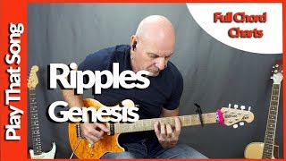 Genesis  Ripples  Guitar Lesson Tutorial [upl. by Adilen736]