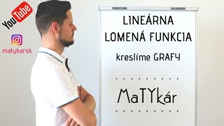 LINEÁRNA LOMENÁ FUNKCIA  kreslíme GRAFY [upl. by Anihc]