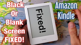 Amazon Kindle FIXED  Black Screen or Blank Screen 5 Easy Fixes [upl. by Mccormac522]