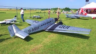 BIGGEST RC AIRPLANE JUNKERS JU52 TERRIBLE END [upl. by Hedwiga]