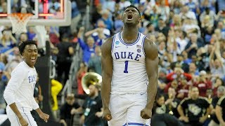 Zion Williamson NCAA tournament highlights [upl. by Deach]