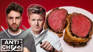 I made GORDON RAMSAYS Beef Wellington [upl. by Chader277]