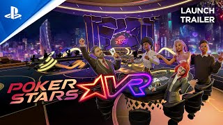 PokerStars VR  Launch Trailer  PS VR2 [upl. by Atena789]