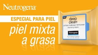 Toallitas deep clean™ piel Mixta a Grasa  Neutrogena® [upl. by Cathlene574]