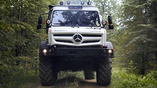 MercedesBenz Unimog UHE 5023 Pure White  OffRoad [upl. by Haissem]