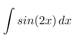 Integral of sin2x substitution [upl. by Naicul]