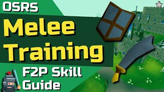 199 F2P Melee Combat Guide  OSRS F2P Skill Guide [upl. by Leidag]