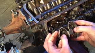 Installing pushrods and rocker arms [upl. by Spalla]