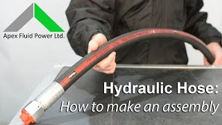 Hydraulic Hose  How To Make an Assembly [upl. by Ennayhs]