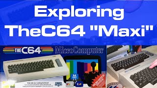 Exploring TheC64 quotMaxiquot FullSize Commodore 64 Replica [upl. by Surtimed]