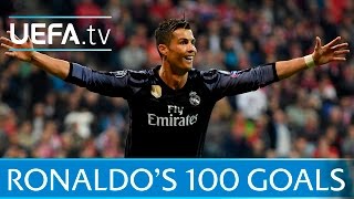 Cristiano Ronaldo  Watch all of his 100 European goals [upl. by Other573]