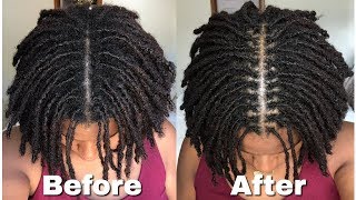 How to Interlock Locs  VERY Detailed Tutorial [upl. by Mota]