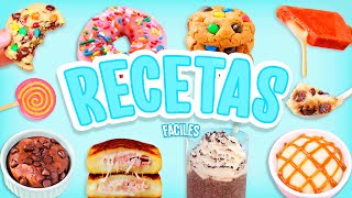 8 RECETAS FACILES Y RAPIDAS QUE NECESITAS PROBAR  SIN HORNO  Tutoriales Belen [upl. by Lizette276]