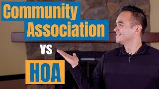 Community association vs homeowners association HOA Whats the difference [upl. by Alleinad164]