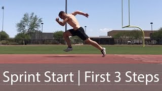 Sprinting  First 3 Steps  Sprint Start [upl. by Attiuqal]