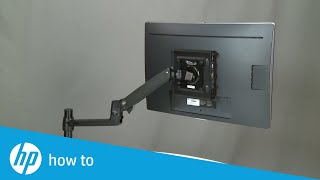 HP Desktop Mini Mounted to a Monitor Arm and an HP Display  HP Displays  HP Support [upl. by Suiravaj]