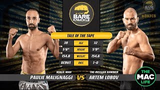 FULL FIGHT Artem Lobov vs Paulie Malignaggi  Bare Knuckle FC 6 [upl. by Saalocin]