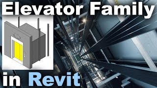 Elevator n Revit Tutorial [upl. by Yekcor]