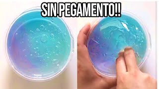 HAZ SLIME CON 1 INGREDIENTE💦 Probando Recetas SIN Pegamento [upl. by Airednaxela826]