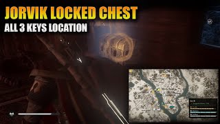 Jorvik All 3 Keys Locked Chest Wealth  Assassins Creed Valhalla [upl. by Eelyek892]